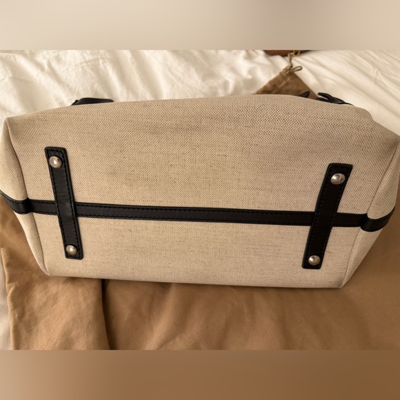 Burberry Marais Belt Bag Canvas & Black Leather - Picture 4 of 4